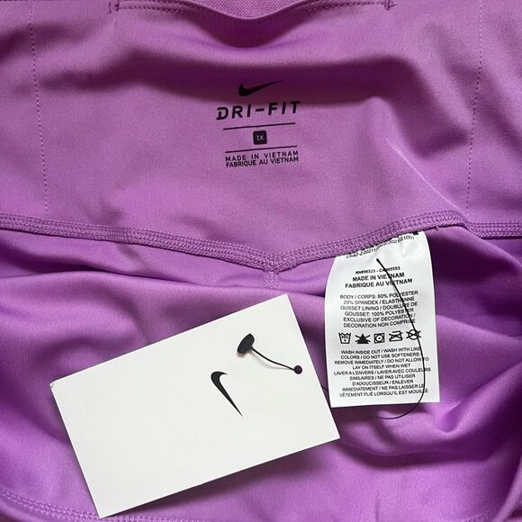 Nike Womens Running Tight Fit Epic Luxe Purple Leggings, Size 1X Swoosh Logo NWT - Picture 5 of 12